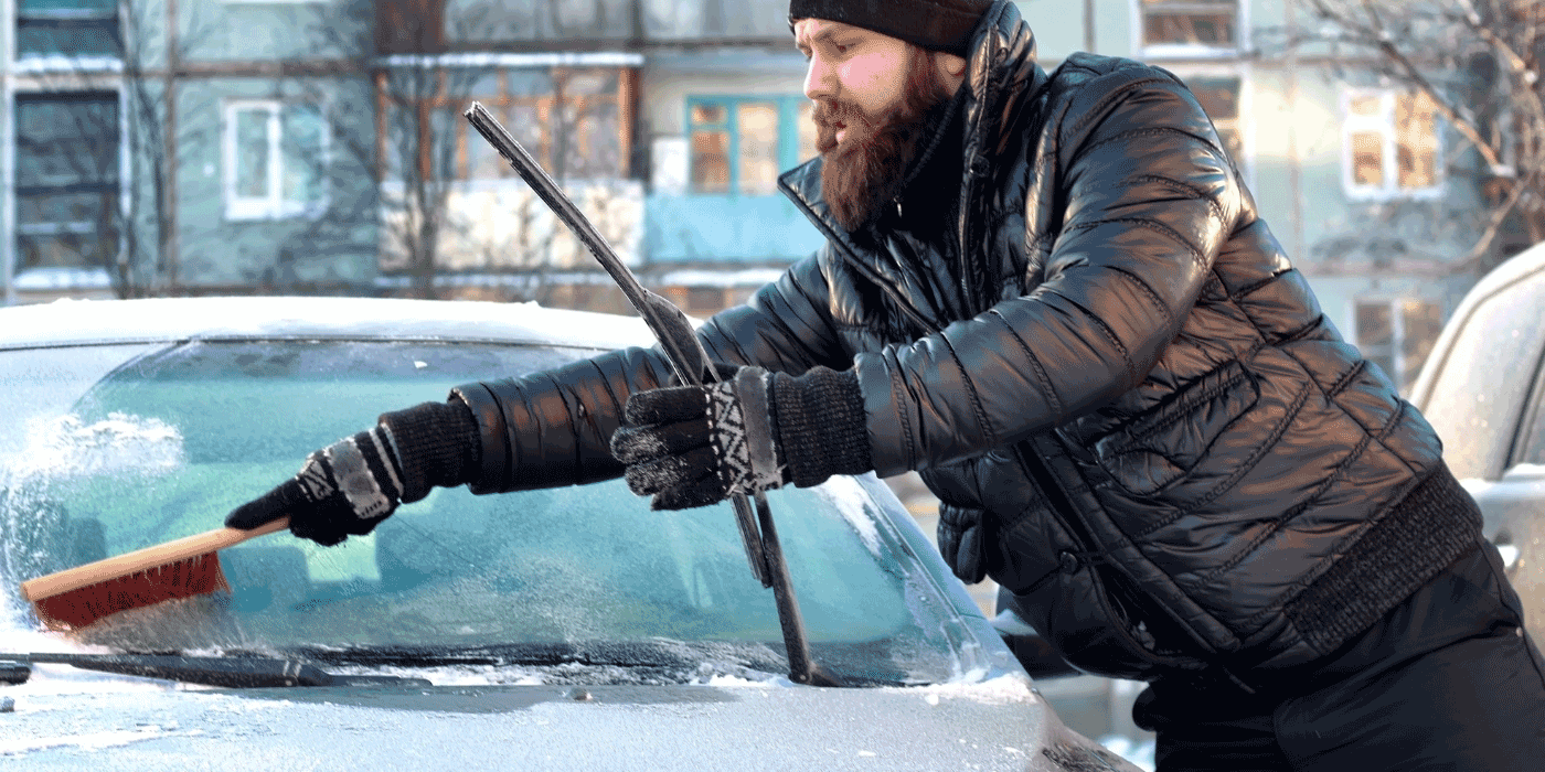 car ice scraper