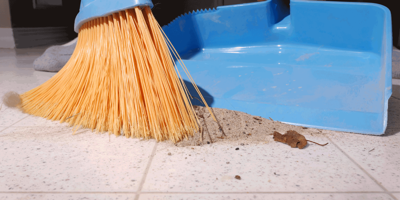 broom and dustpan set