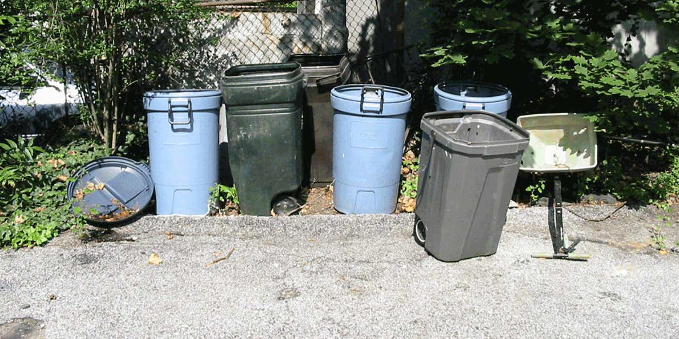 garbage can