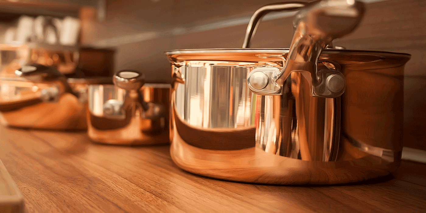 Copper Cookware Set