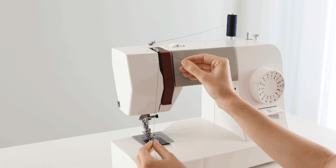 how to thread a dressmaker sewing machine