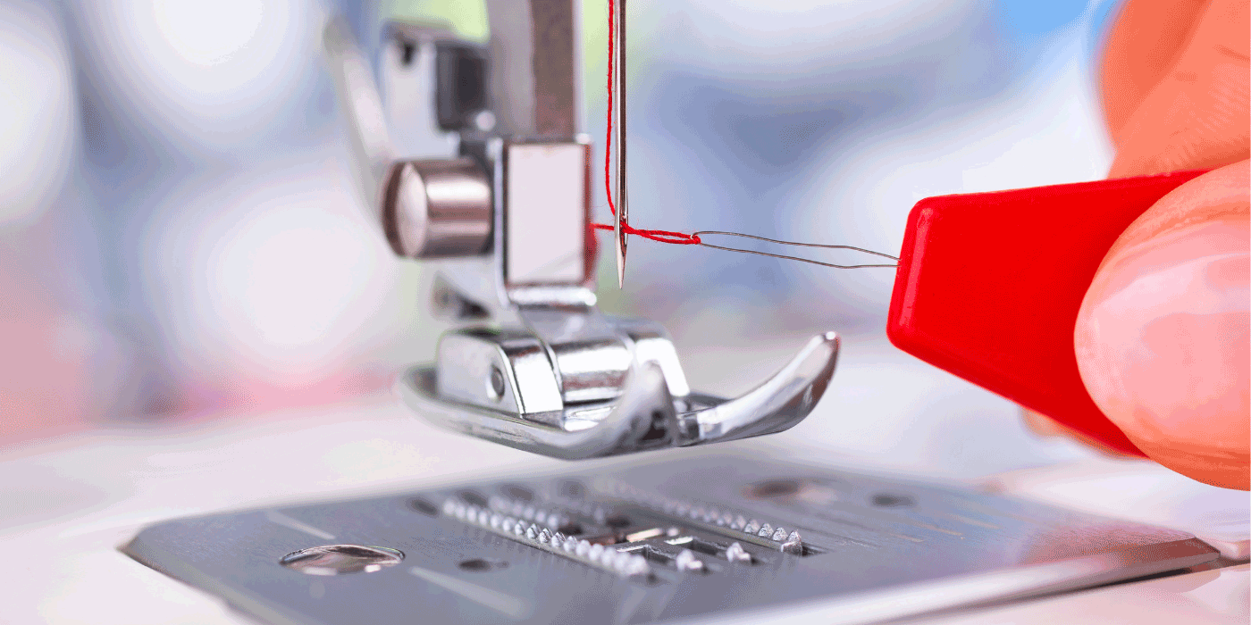 how to use a needle threader