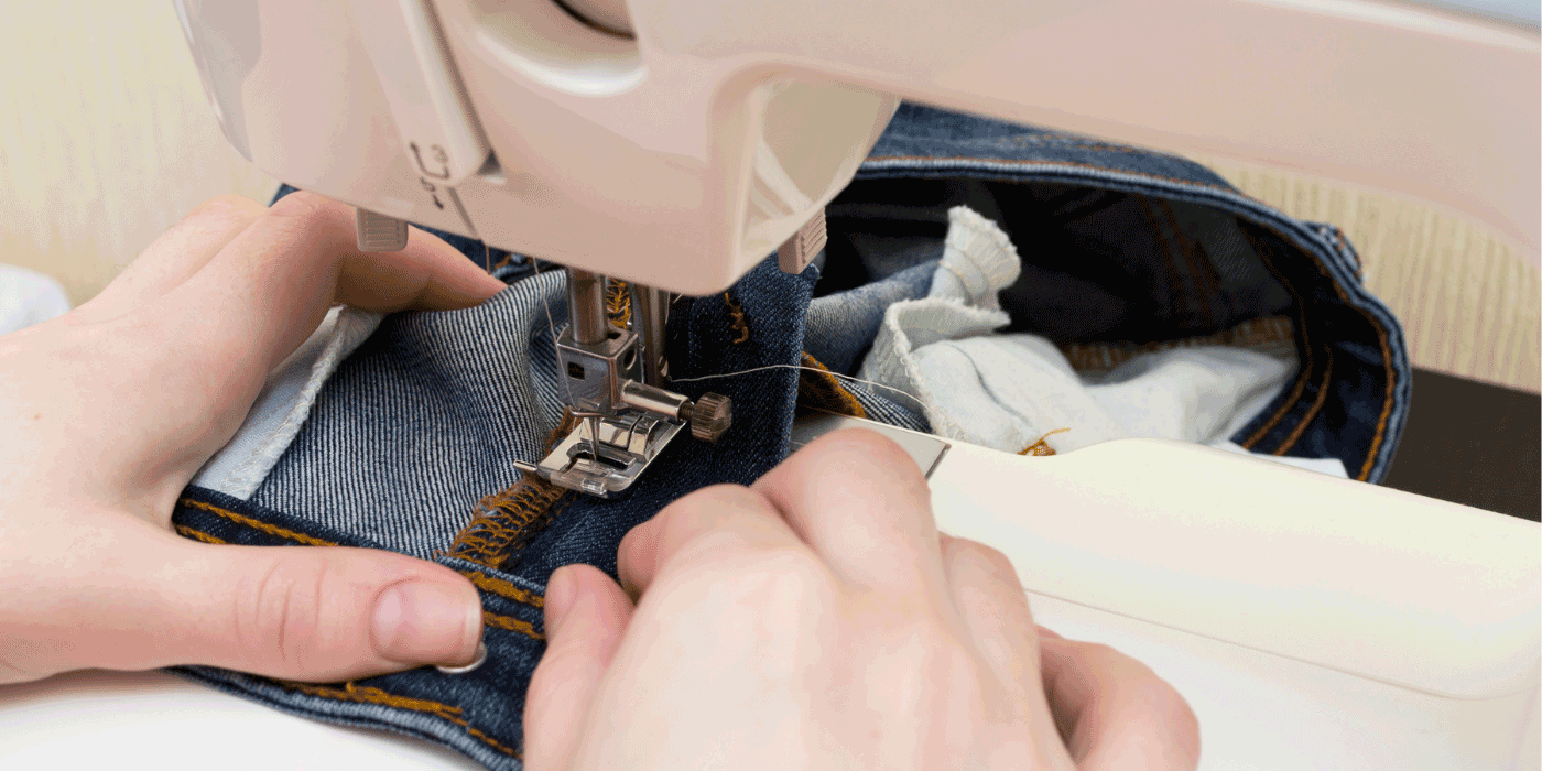 sewing machine needle stuck in down position