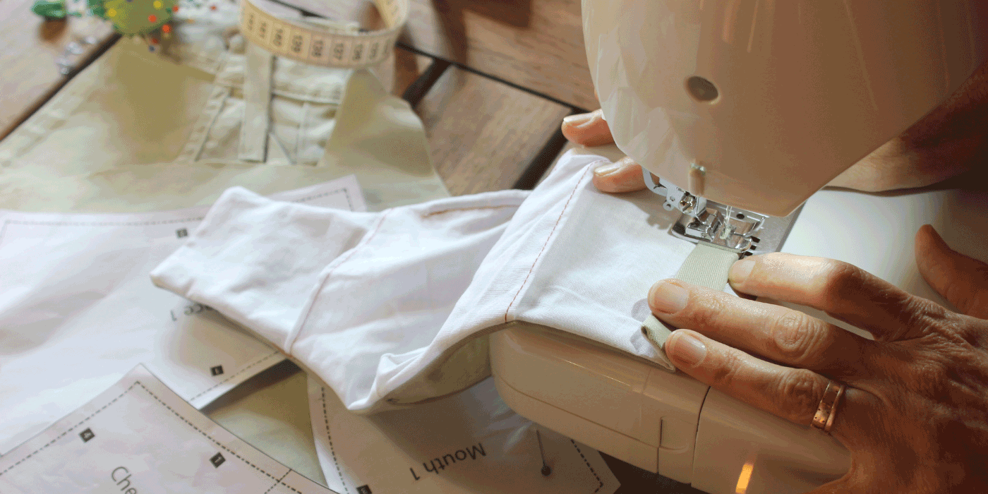why is my sewing machine sewing backwards