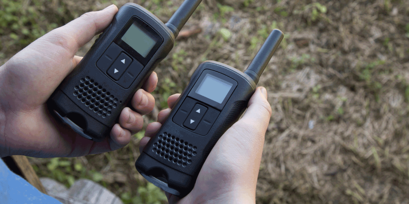 how to connect walkie talkies