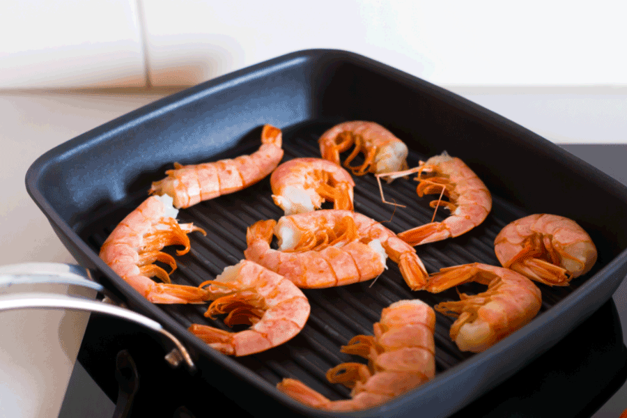 induction stove grill pan