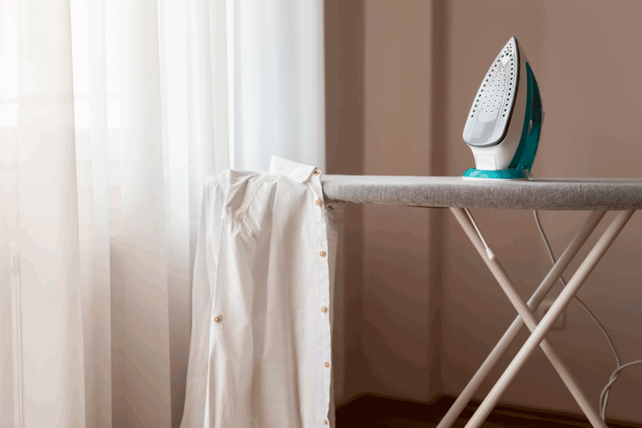 small ironing board