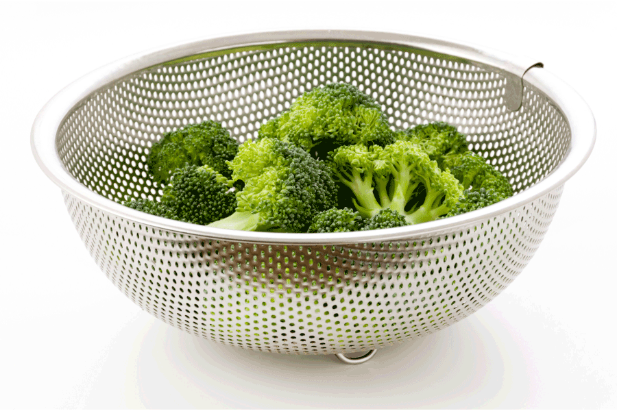stainless colander