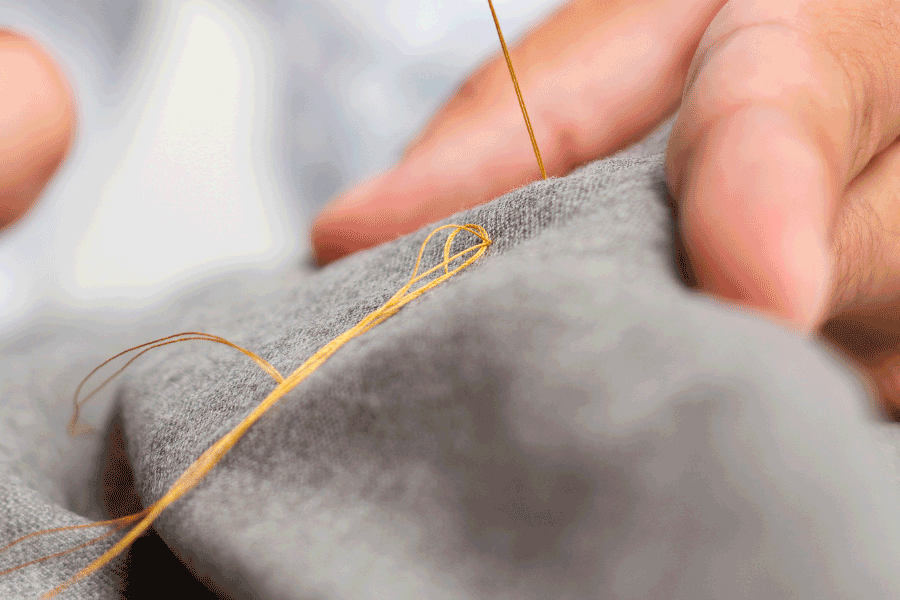 How to Sew Holes in Jeans
