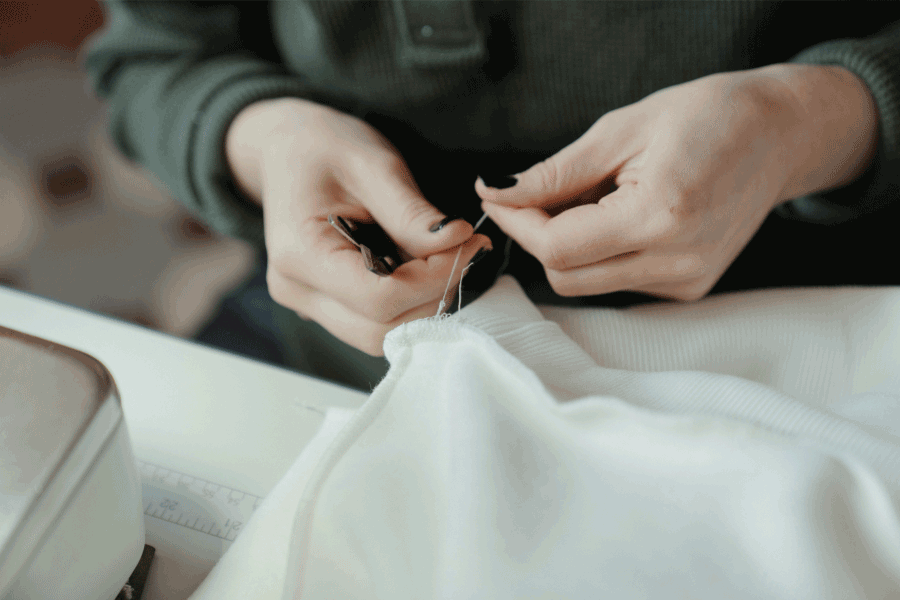 How to Sew a Hole in a Shirt