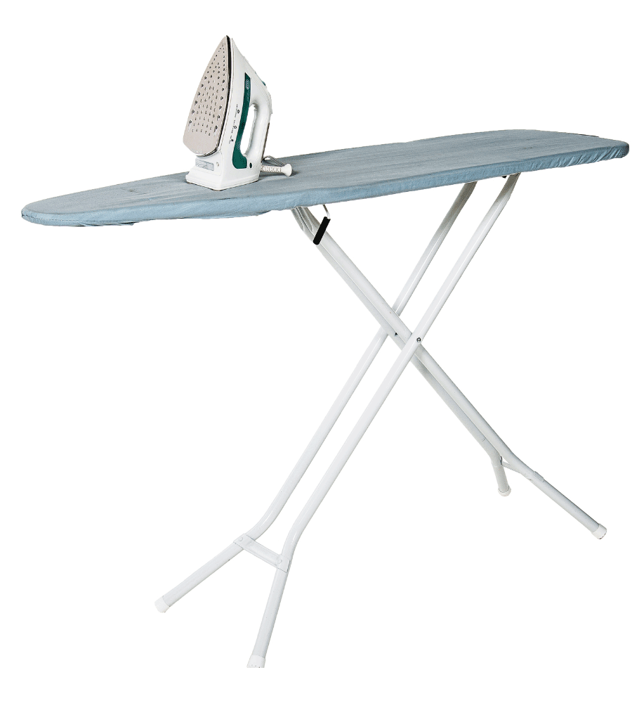 Ironing Board with an Iron