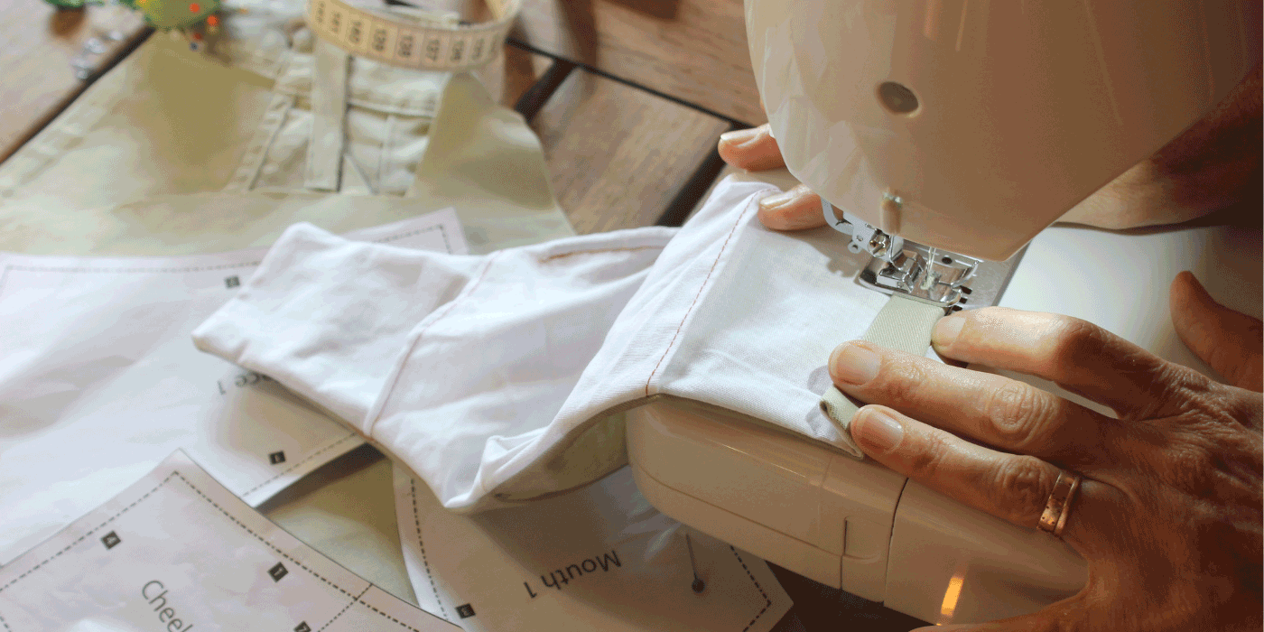 Where is half inch on sewing machine