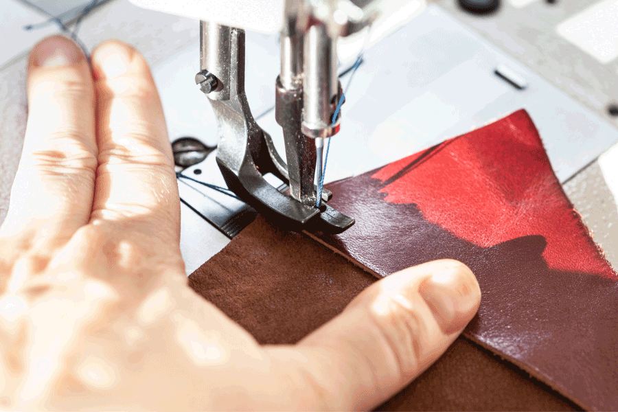 can my sewing machine sew leather