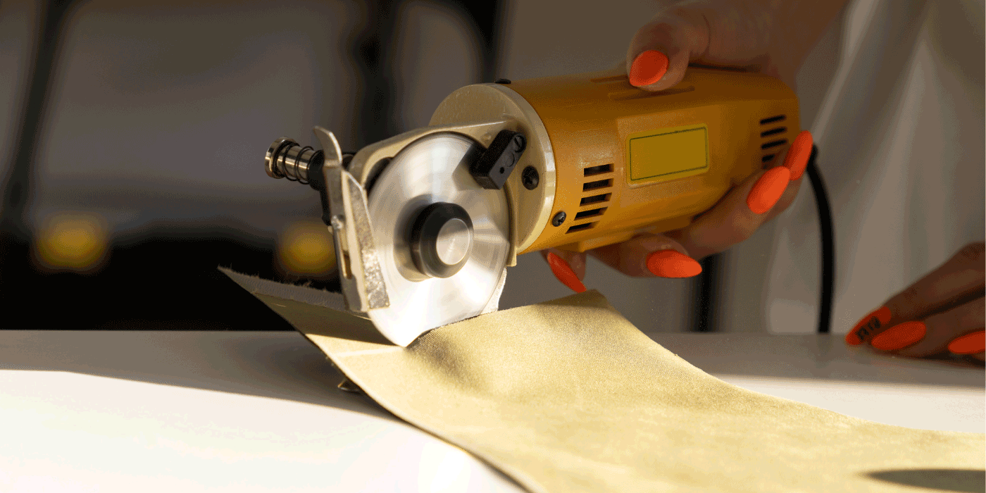 electric rotary cutter for fabric