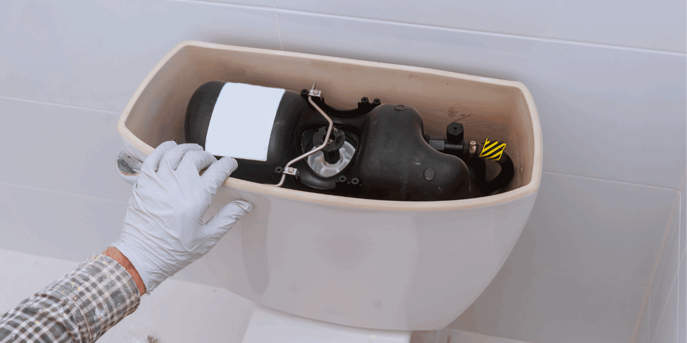 how do you adjust the water flow on a american standard toilet