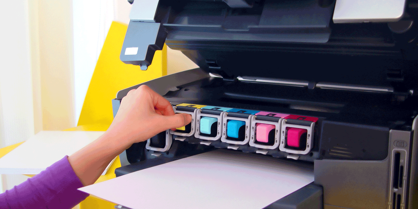 how to change an ink cartridge on a hp laserjet printer