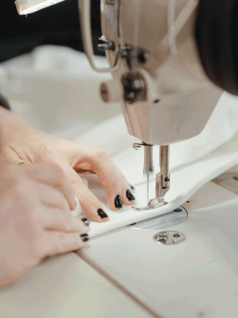how to end a stitch on a sewing machine