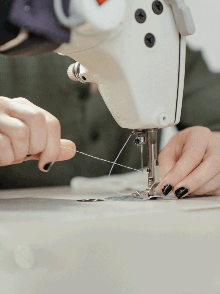 how to end stitch on sewing machine