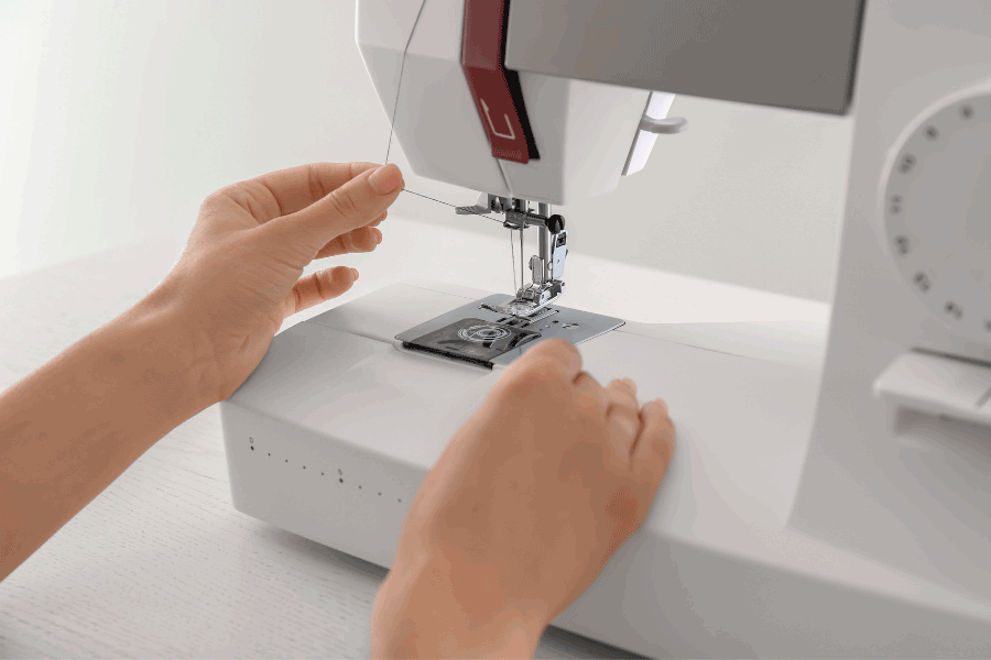 how to thread a dressmaker sewing machine for beginners