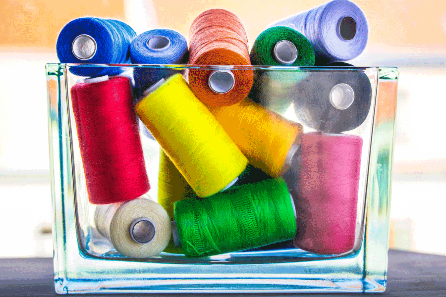 how to use a large spool of thread on a sewing machine