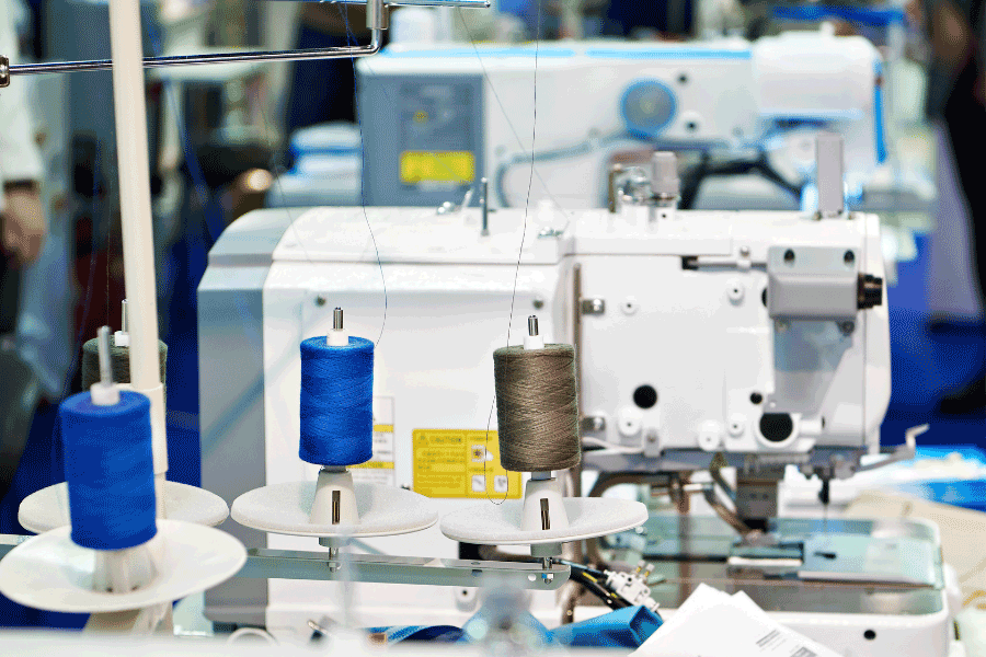 how to use a large spool of thread on sewing machine