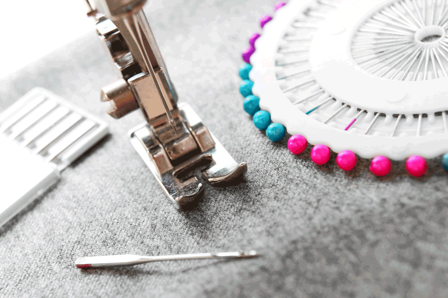 needle broke on sewing machine