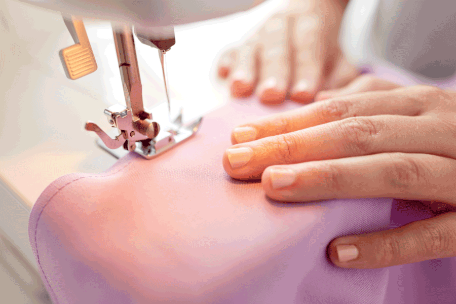 straight stitch sewing