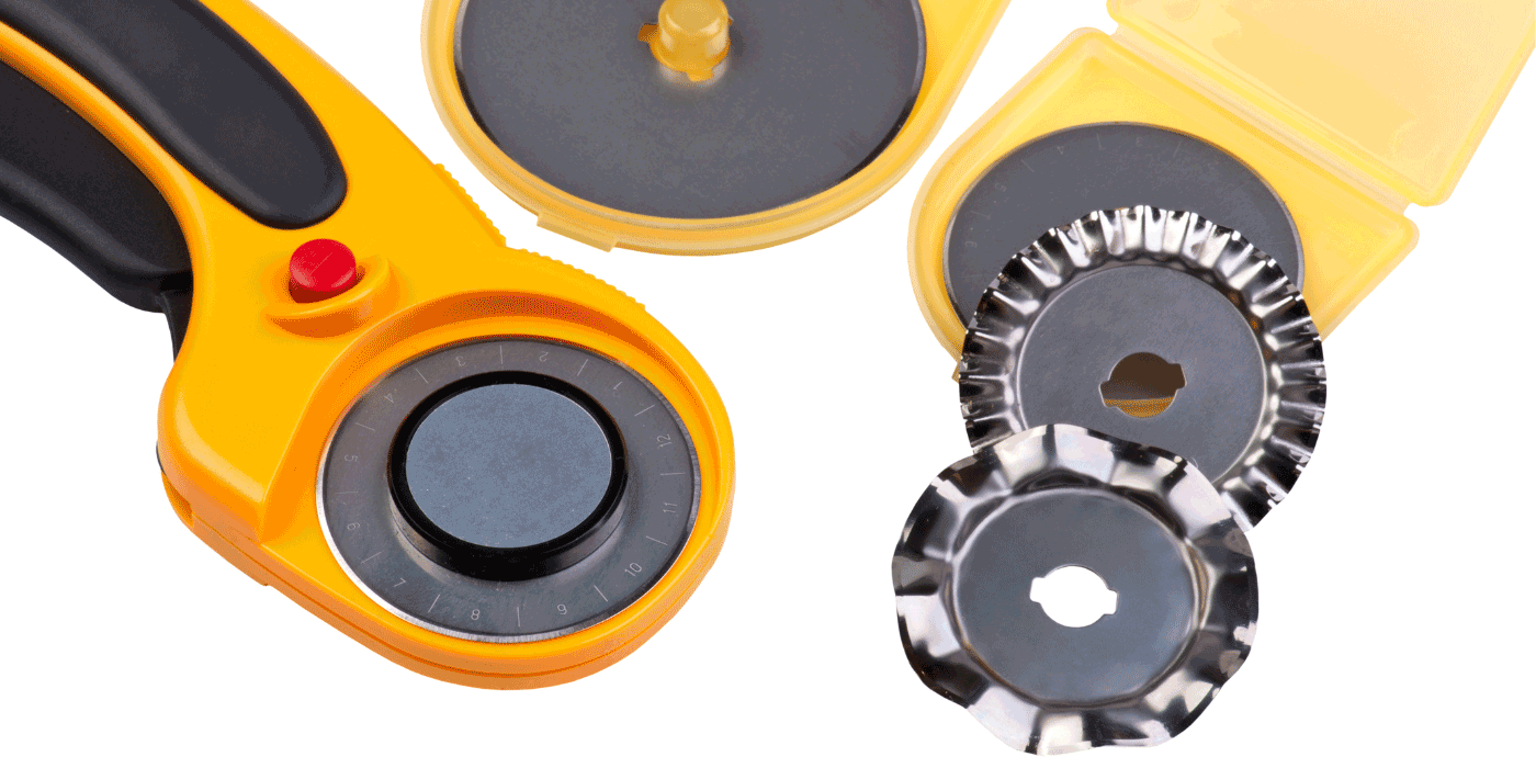 troubleshooting a rotary cutter for fabric