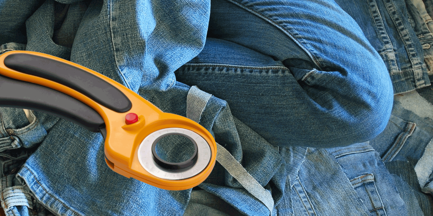 will a rotary cutter cut jeans