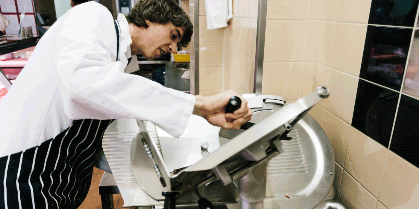 how do you clean meat slicers