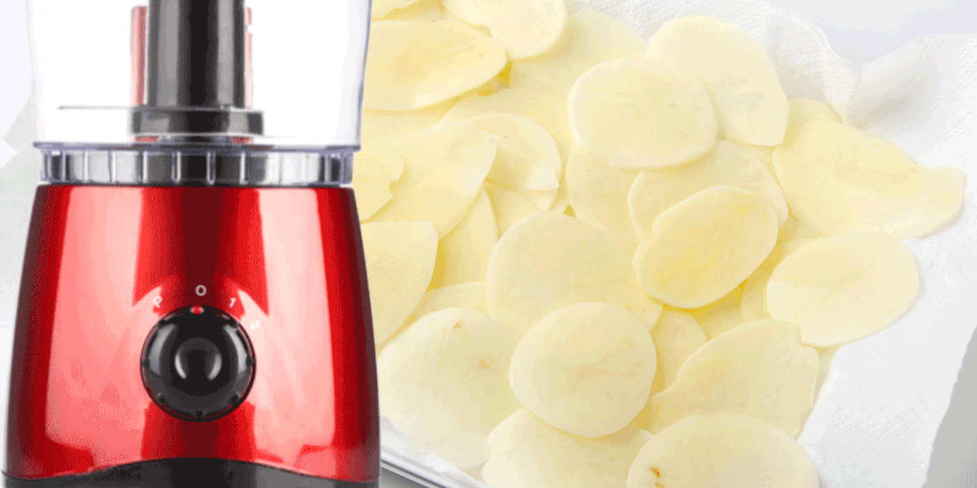 how do you slice potatoes in ninja food processor
