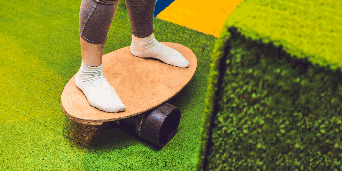 how do you stand on a balance board
