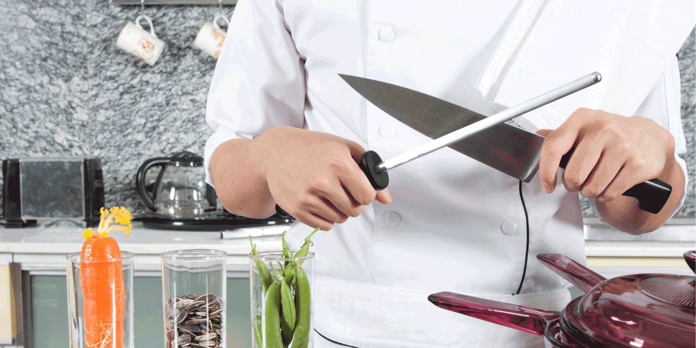 how do you use a stainless steel knife sharpener