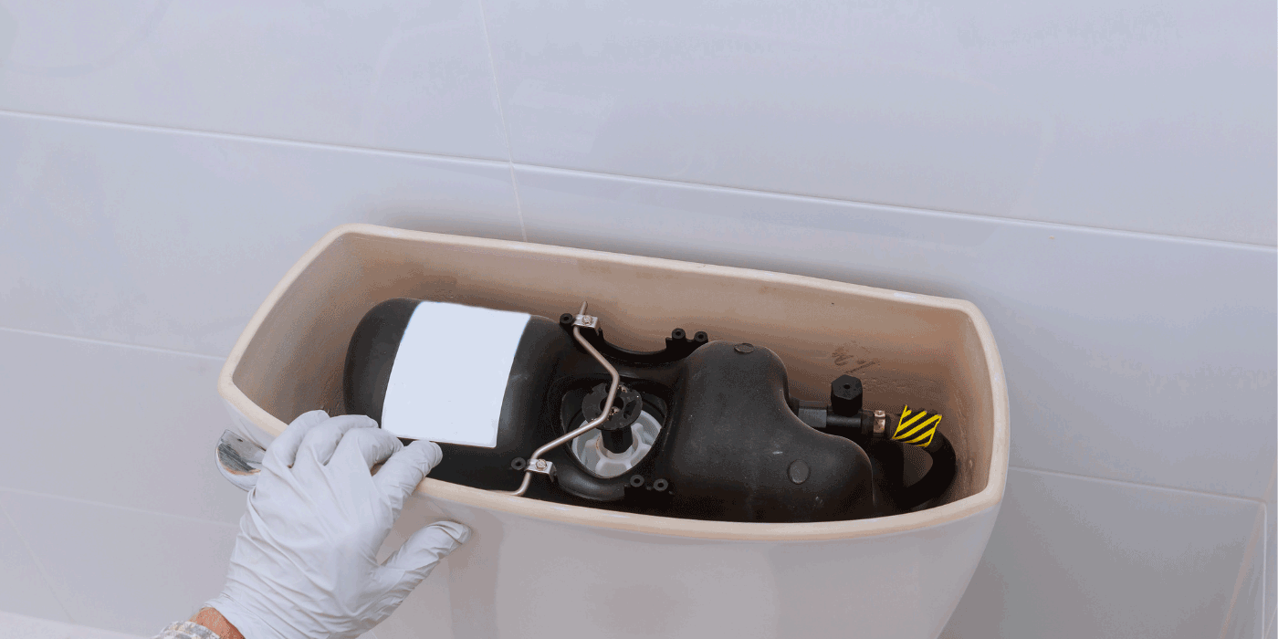 how to change flapper in one piece toilet