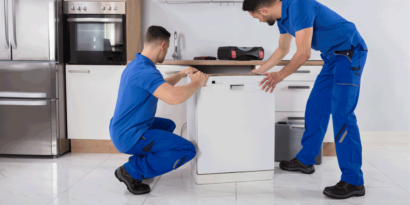 how to install a single drawer dishwasher