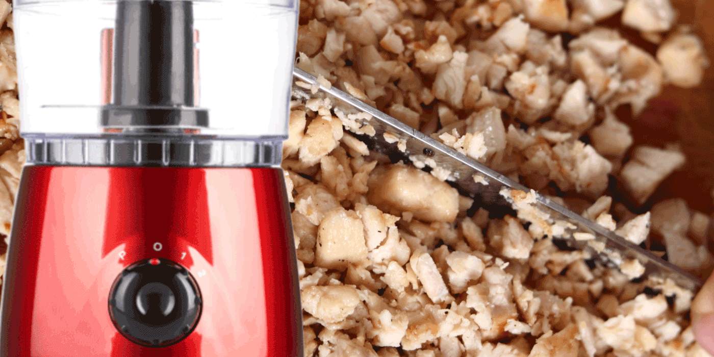 how to mince chicken breast in a food processor