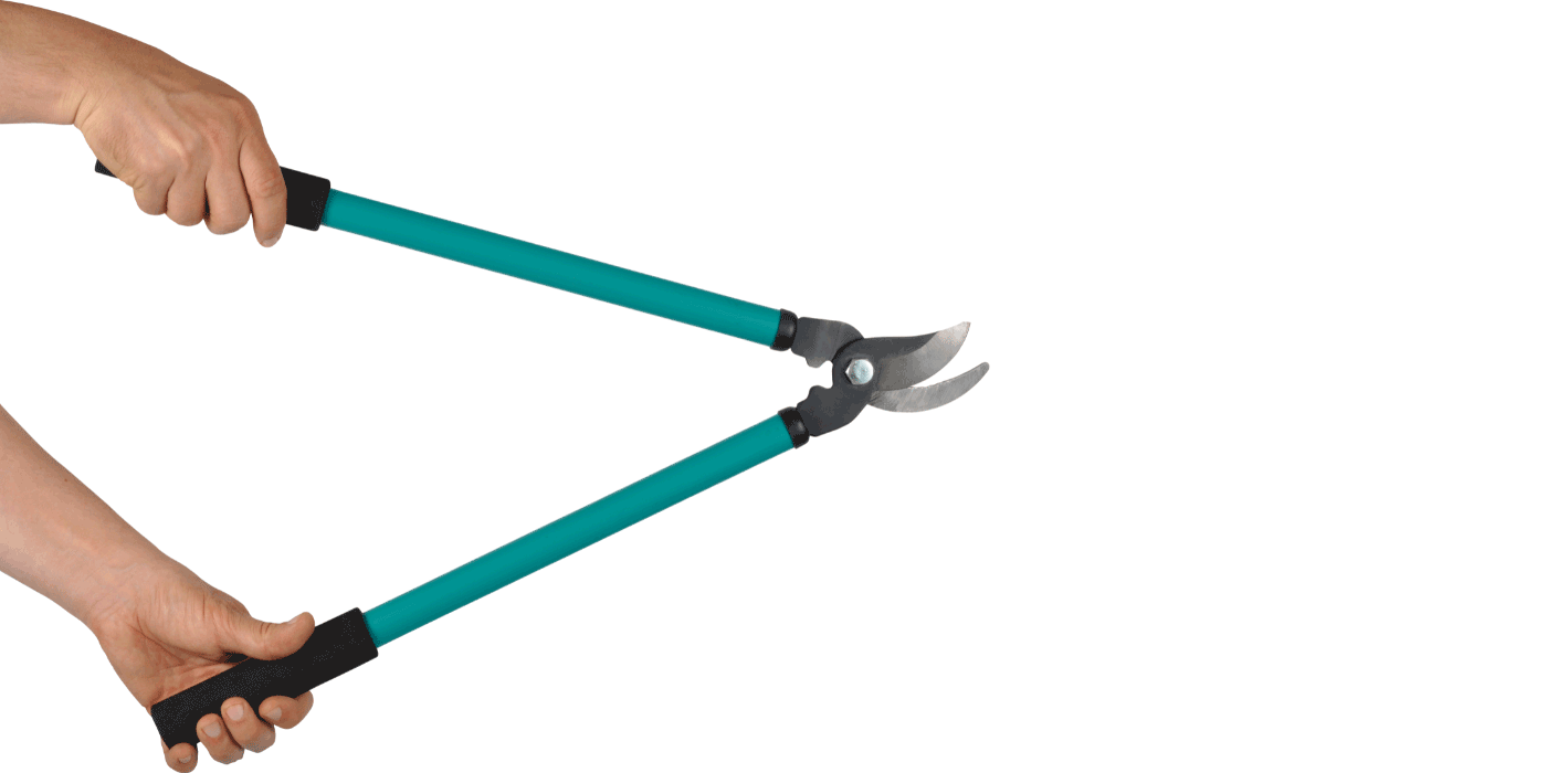 how to sharpen loppers