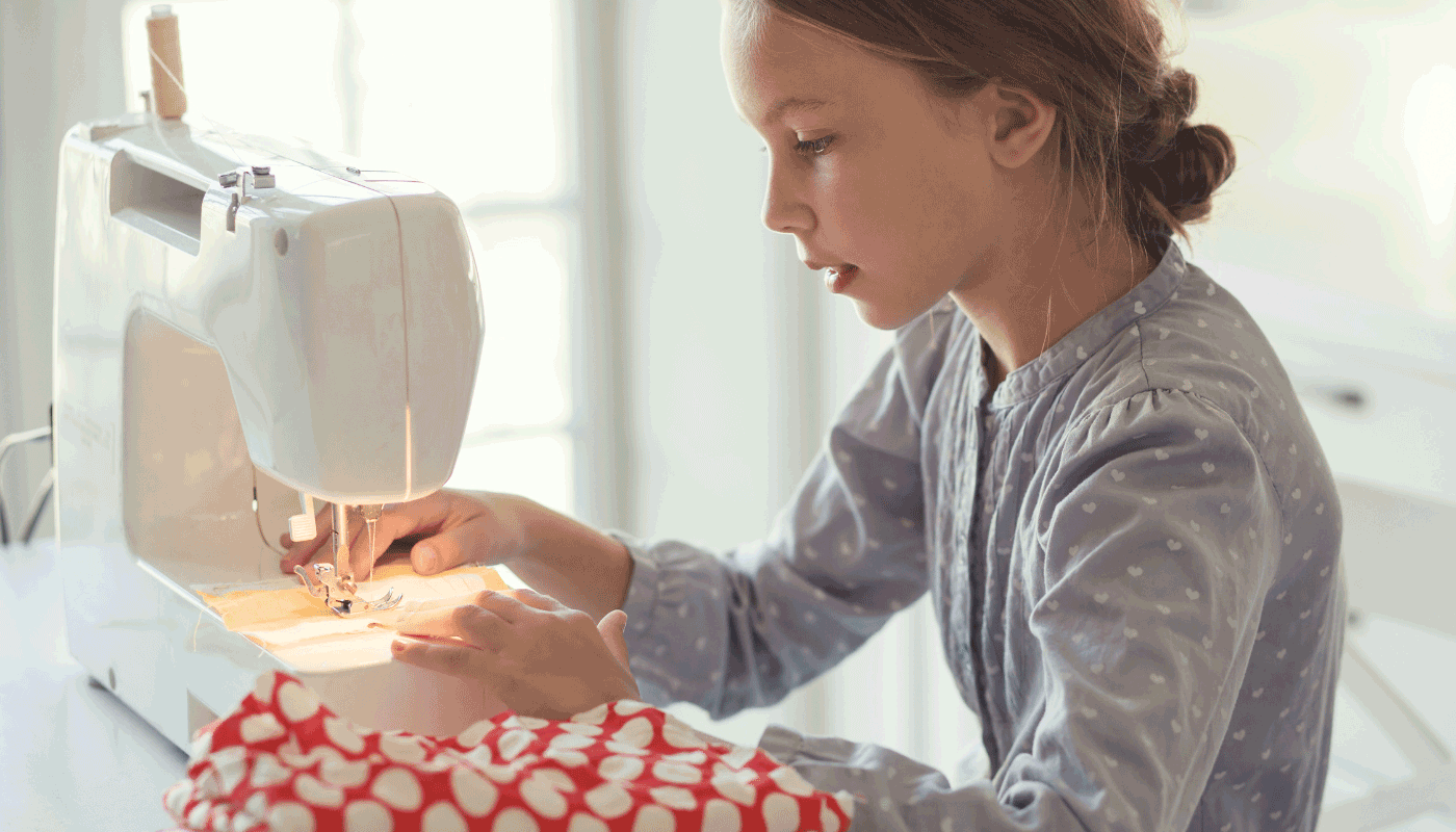 teenager sewing machine projects
