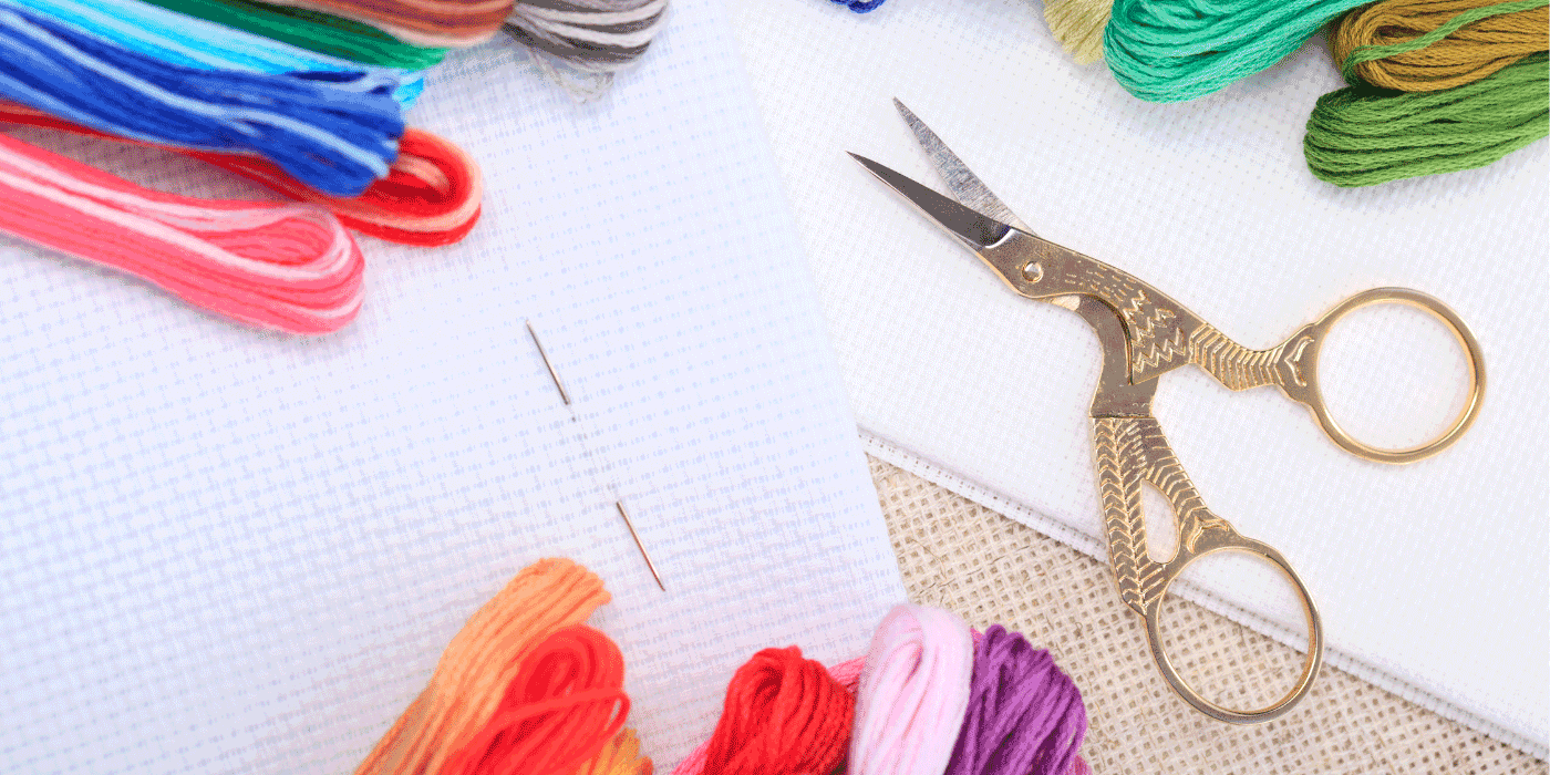 vintage embroidery scissors