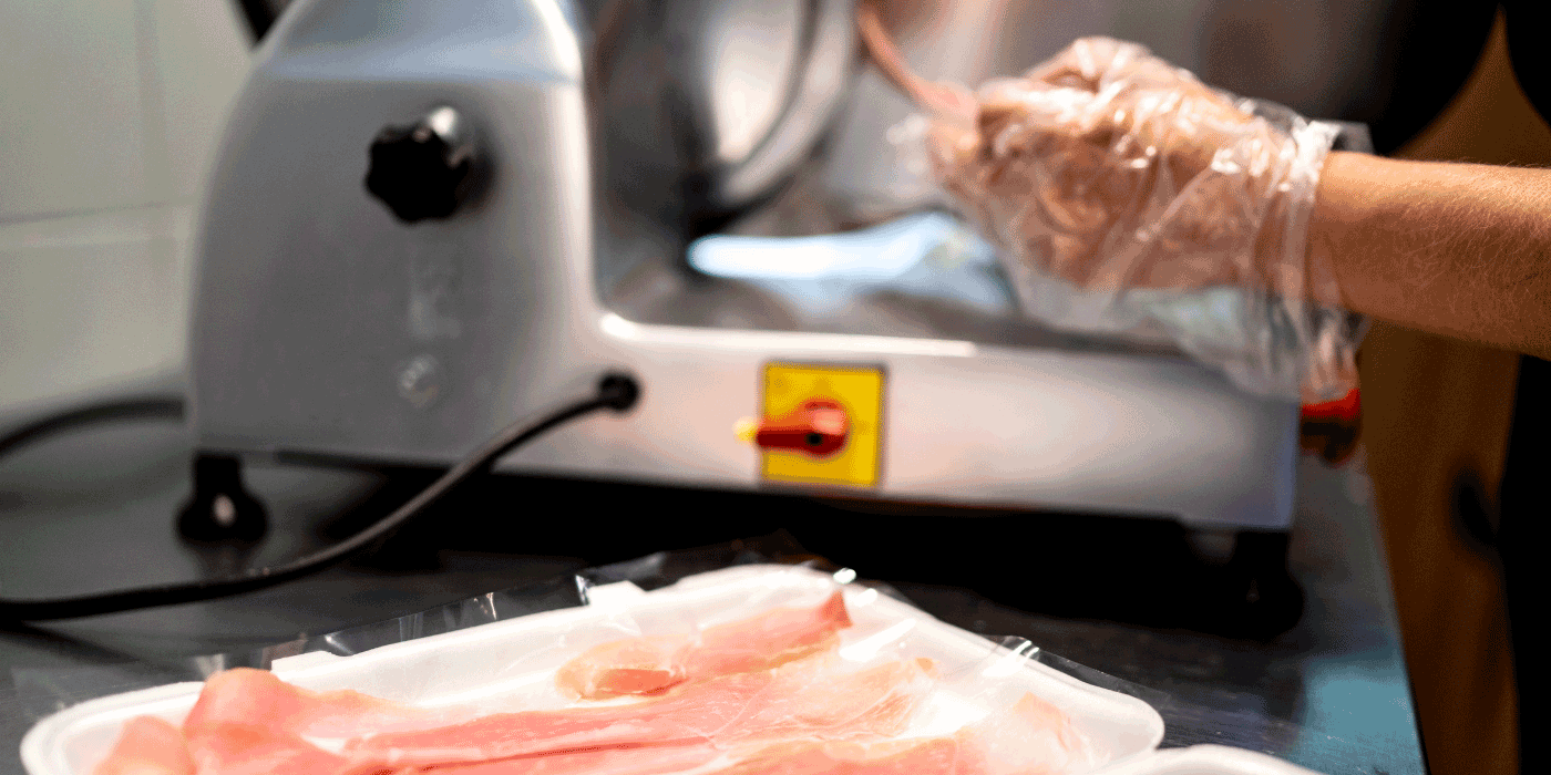what must you do before using a deli slicer