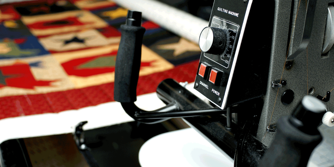 how big is a long arm quilting machine