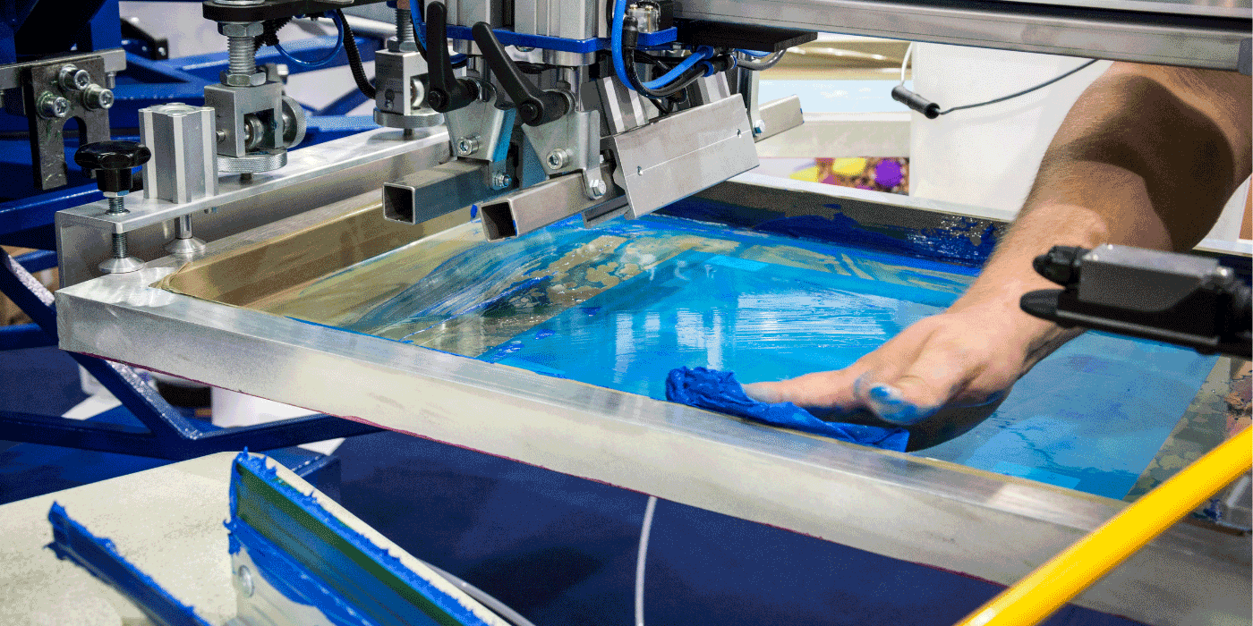 how big is a screen printing machine