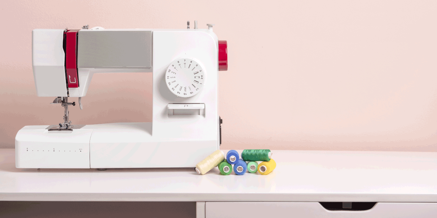 how do you attach a portable sewing machine to a cabinet