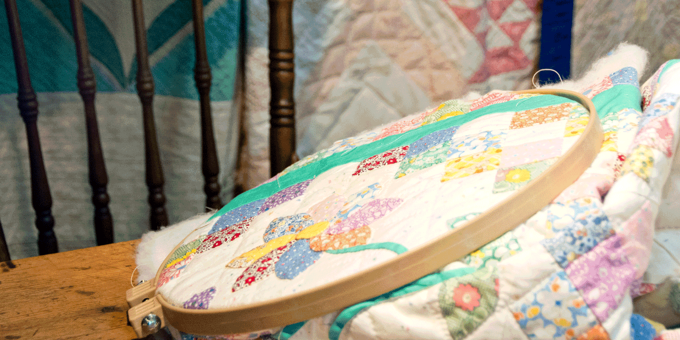 how do you embroider a blanket with a hoop