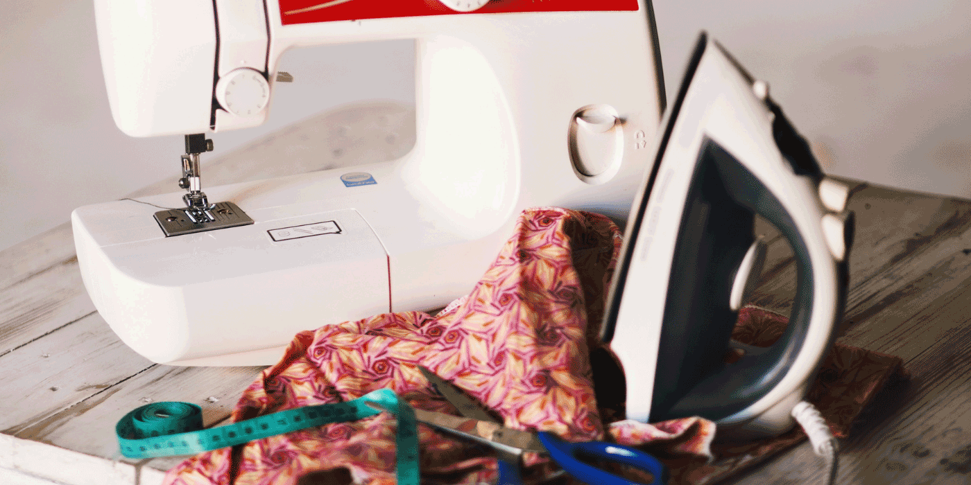 how do you finish a cross stitch iron