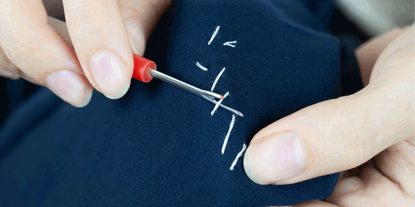 how do you fix a rip in a seam