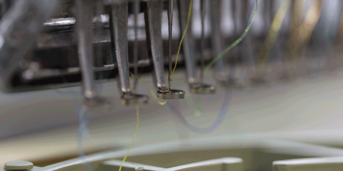 how do you service a 6 needle embroidery machine