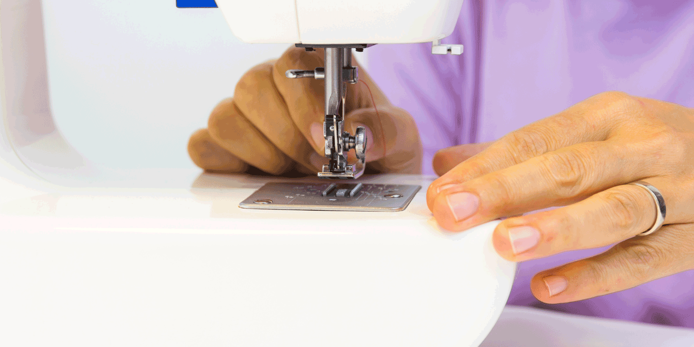 how do you thread a portable sewing machine