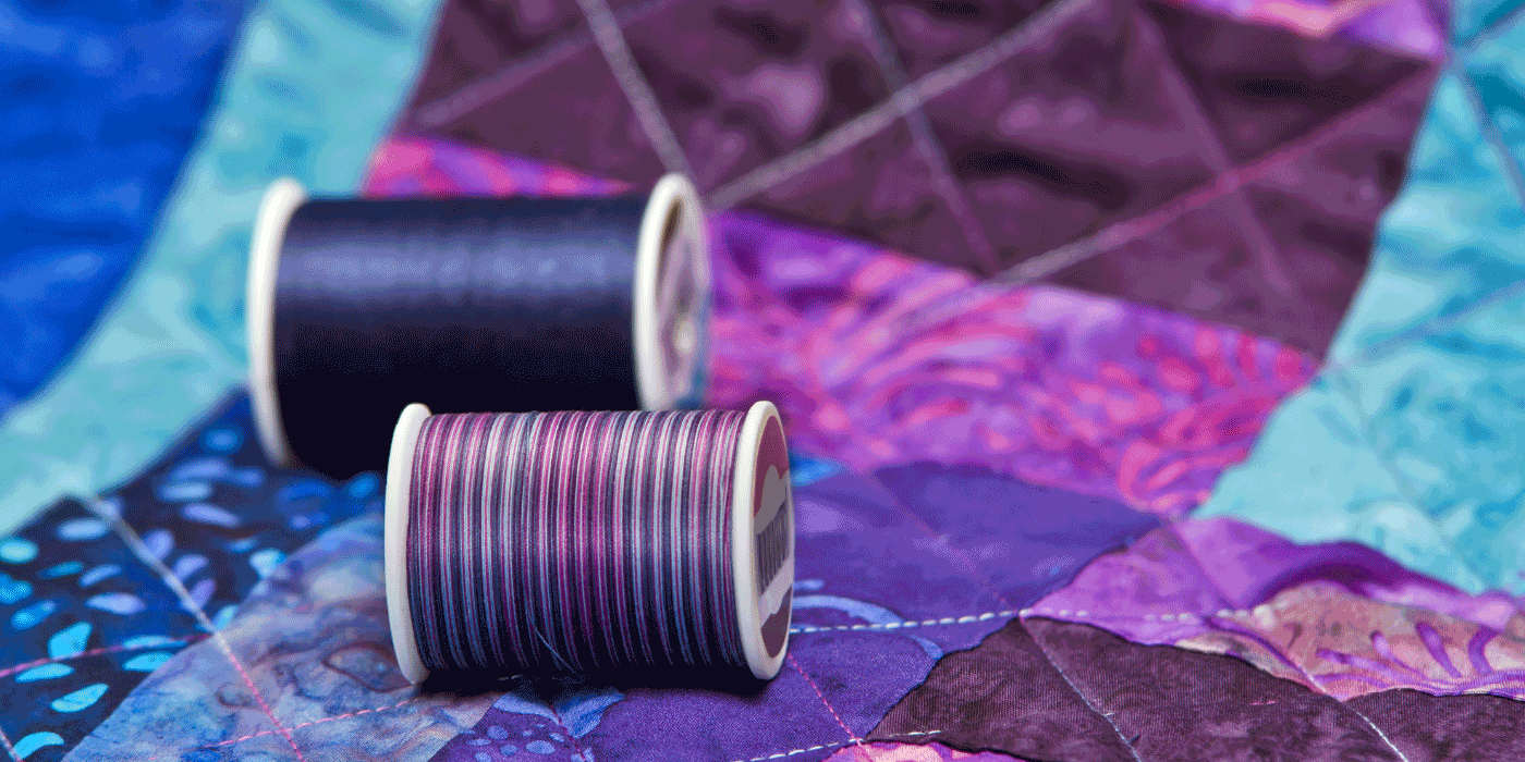 how do you tie a quilting thread