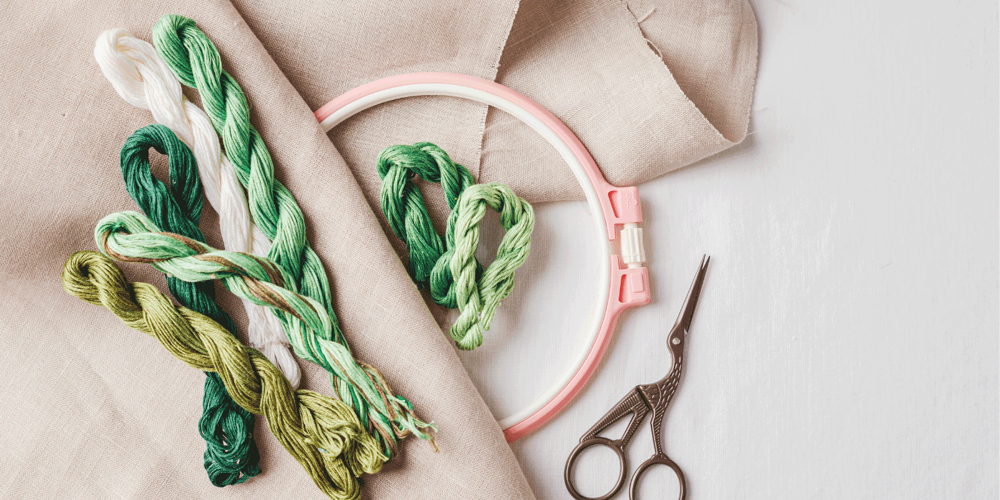 how do you use a embroidery floss holder